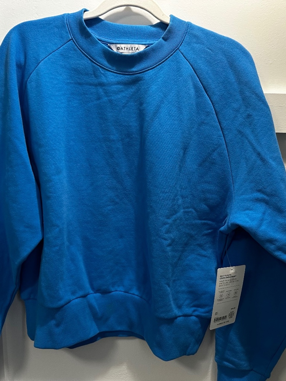 NWT Athleta Easy Fleece Crew Sweatshirt Sz S